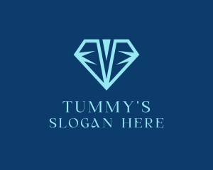 Blue Diamond Jewelry logo design