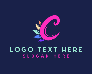 Vegan - Creative Letter C logo design