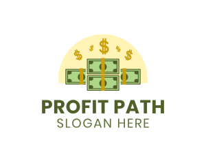 Profit - Dollar Cash Bundle logo design