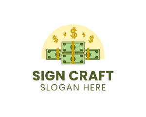 Dollar Cash Bundle logo design