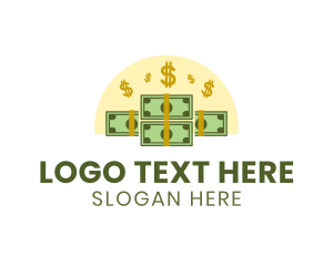 Monetary - Dollar Cash Bundle logo design