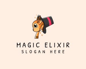 Magic Deer Hat  logo design