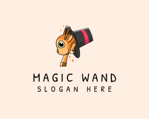 Magic Deer Hat  logo design