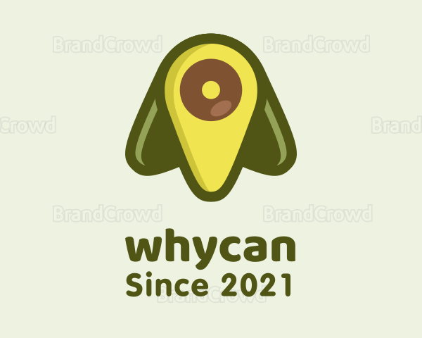 Green Avocado Location Logo