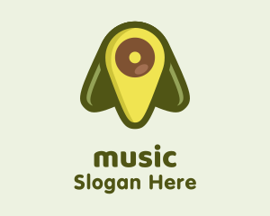 Green Avocado Location Logo