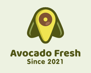 Avocado - Green Avocado Location logo design