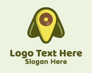 Green Avocado Location Logo