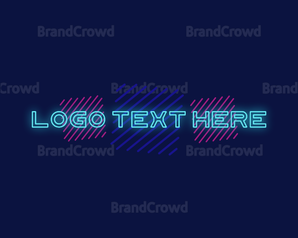 Neon Light Business Logo