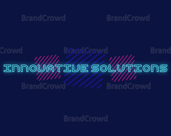 Neon Light Business Logo
