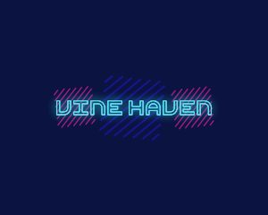 Neon Light Business logo design