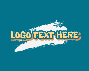 Cool Brush Wordmark Logo