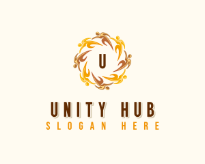People Community Unity logo design