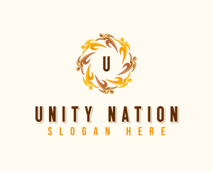 People Community Unity logo design