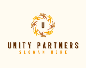 People Community Unity logo design