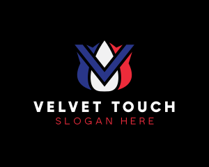 France Tech Letter VM logo design