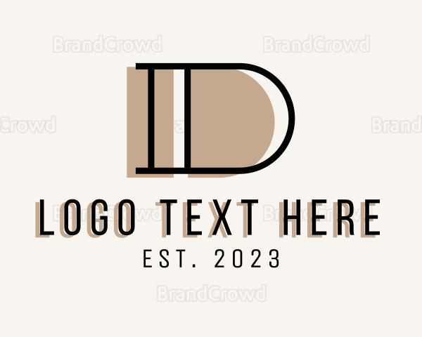 Elegant Media Letter D Logo