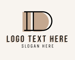 Elegant Media Letter D  Logo
