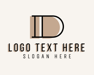 Business - Professional Business Letter D logo design