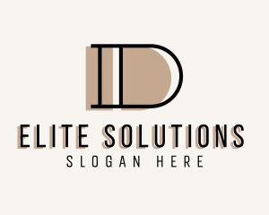 Professional - Professional Business Letter D logo design