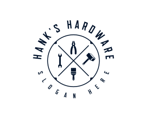 Construction Hardware Tools logo design