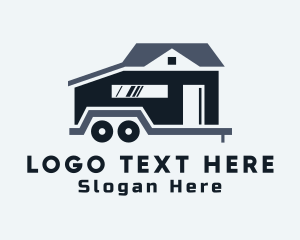 Transport - Miniature Trailer House logo design