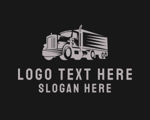 Freight - Truck Haulage Logistics logo design