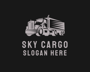 Truck Haulage Logistics logo design