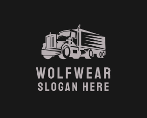 Courier - Truck Haulage Logistics logo design