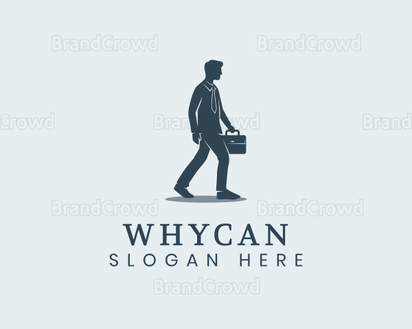 Professional Businessman Staff Logo