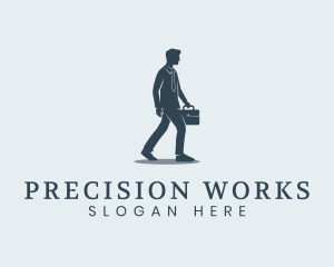 Professional Businessman Staff logo design