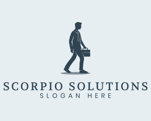 Professional Businessman Staff logo design