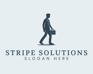 Professional Businessman Staff logo design