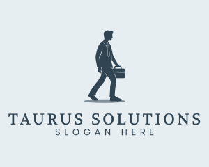 Professional Businessman Staff logo design