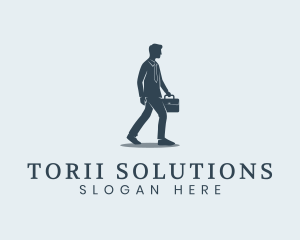 Professional Businessman Staff logo design