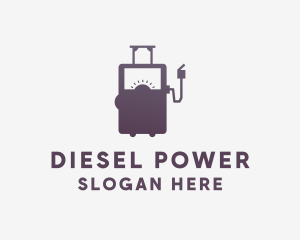 Diesel - Gasoline Petroleum Pump logo design