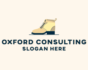 Oxford - Leather Boots Shoes logo design
