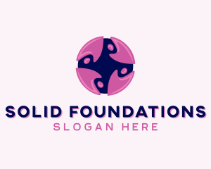 Human Support Organization logo design