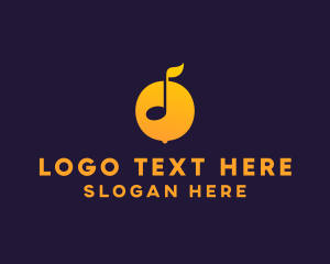 Composer - Lemon Music Note logo design