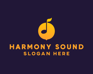 Lemon Music Note  Logo