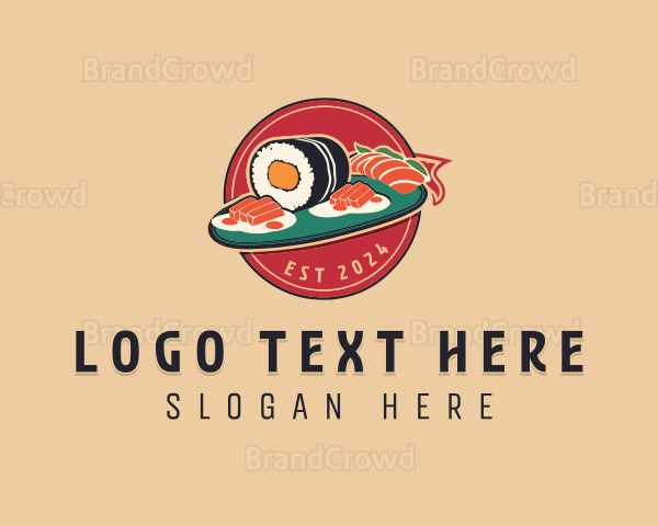 Asian Sushi Restaurant Logo