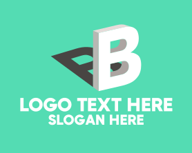 3d - 3D Letter B logo design