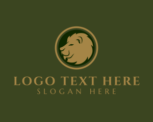 Silhouette - Finance Lion Head logo design