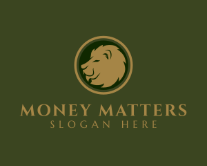 Asset Management - Finance Lion Head logo design