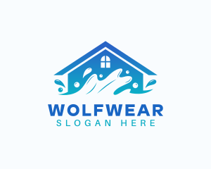 House Splash Cleaning Logo