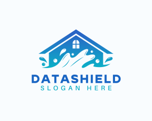 House Splash Cleaning Logo