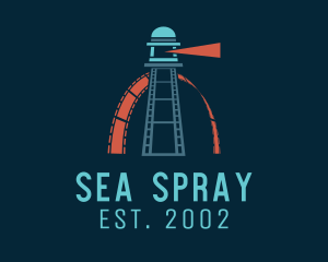 Sea Lighthouse Reel logo design