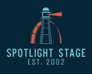 Sea Lighthouse Reel logo design