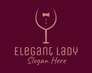 Elegant Winery Glass logo design