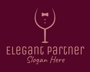 Elegant Winery Glass logo design