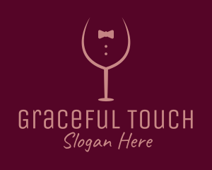 Elegance - Elegant Winery Glass logo design